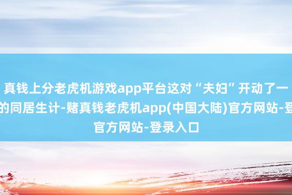 真钱上分老虎机游戏app平台这对“夫妇”开动了一段奇怪的同居生计-赌真钱老虎机app(中国大陆)官方网站-登录入口