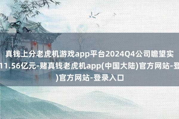 真钱上分老虎机游戏app平台2024Q4公司瞻望实现收入11.56亿元-赌真钱老虎机app(中国大陆)官方网站-登录入口